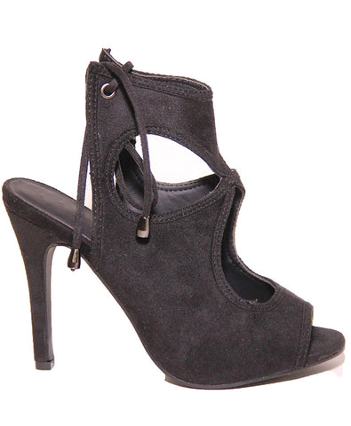 Daniella Open Tie-Down Heels
