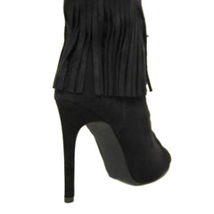 Elena Fringed Ankle Boots