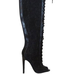 Indra Boots 3" Toe Open Toe Lattice Mesh