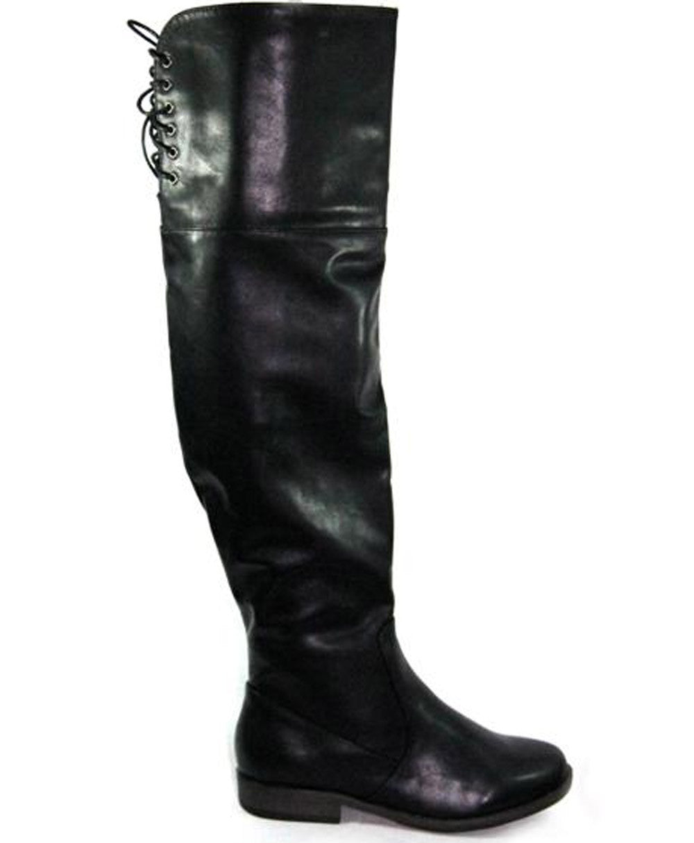 Macy Low-Heeled Full-Calf Boot