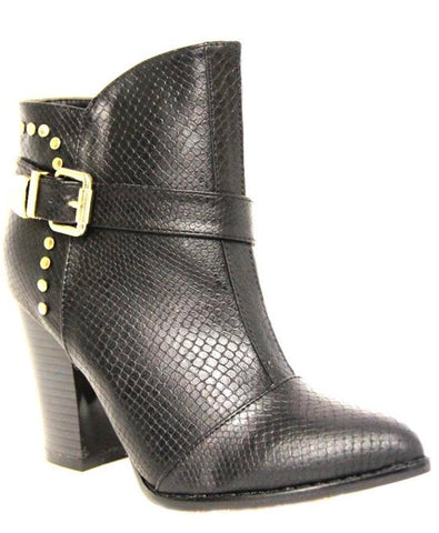 Nicole Ankle Boots with Broad Heel
