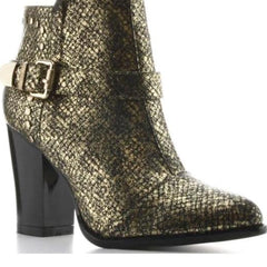 Nicole Ankle Boots with Broad Heel