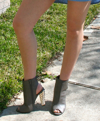 Rachel Boots Diamond Design 3" Heel