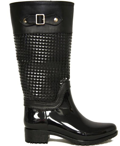 Raye Calf-Length Textured Body Smooth Toe