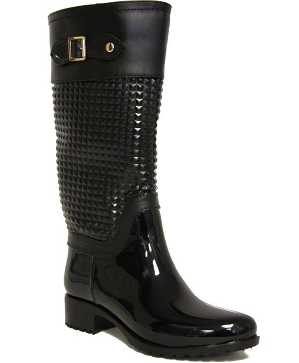 Raye Calf-Length Textured Body Smooth Toe