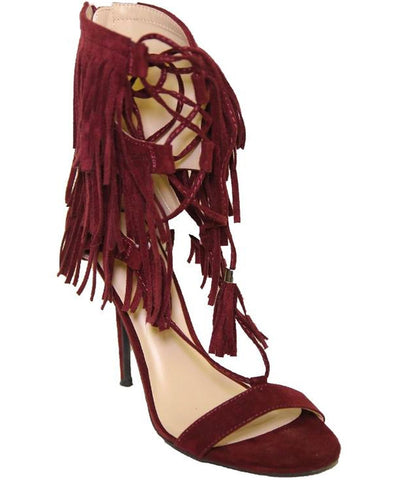 Ariana Tiered Fringe Heel