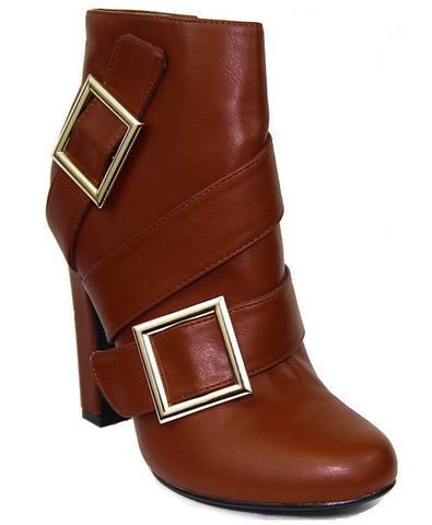 Veronica Ankle Boots Rounded Toe