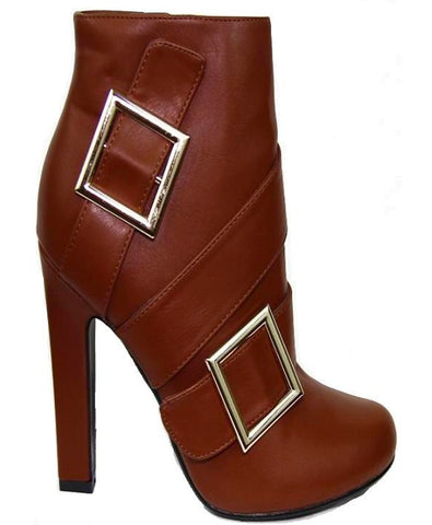 Veronica Ankle Boots Rounded Toe