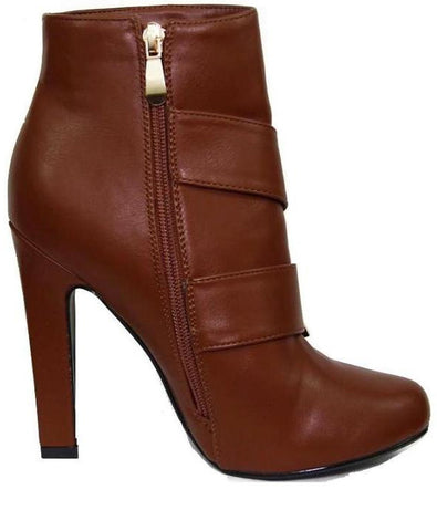 Veronica Ankle Boots Rounded Toe